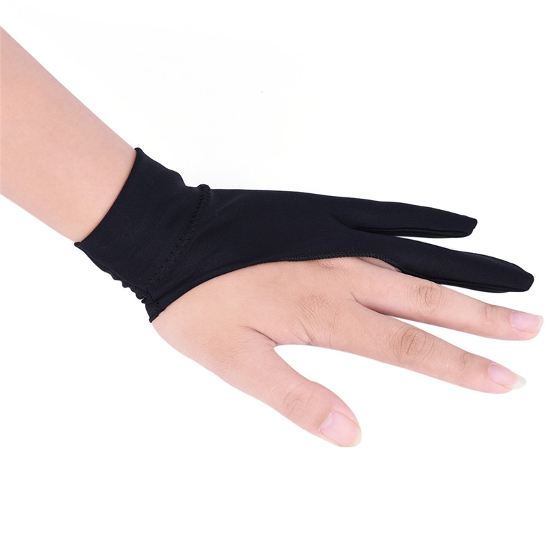 Artist Drawing Glove For Any Graphics Drawing Tablet 2 Finger Anti-fouling both For Hand