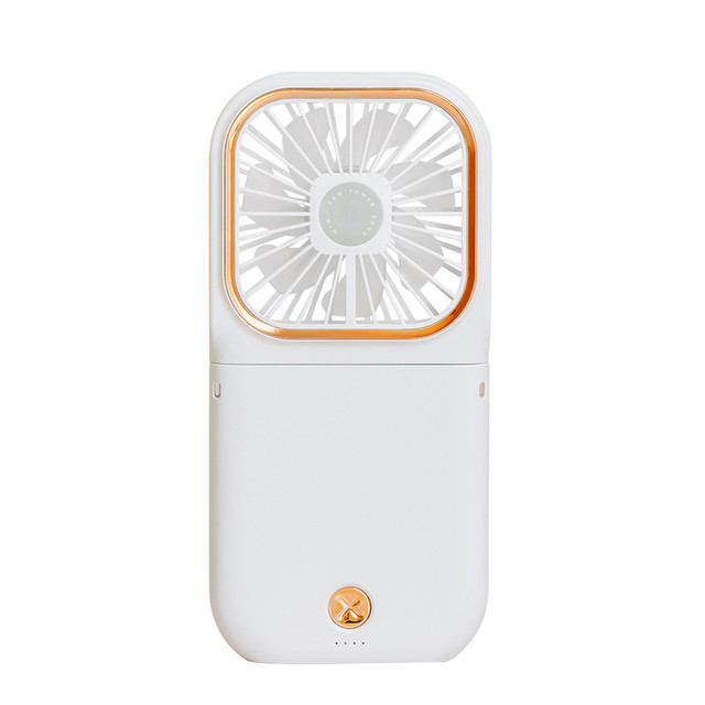 Cooling Fan Foldable Neck Hanging Power Bank Fan USB Mini Handheld Folding Outdoor Small Fan