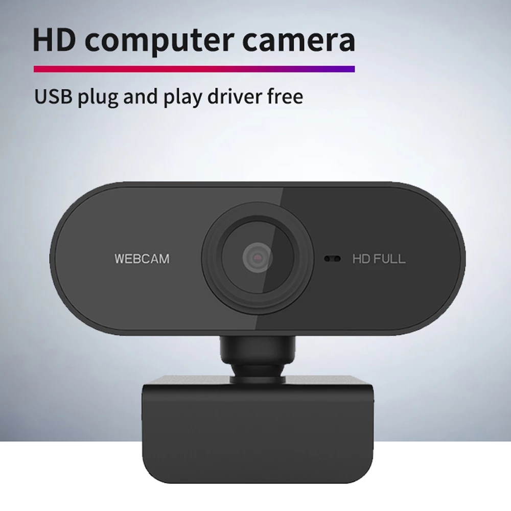 Webcam 1080P Full HD Web Camera With Microphone For PC Computer Mac Laptop Desktop Mini Camera