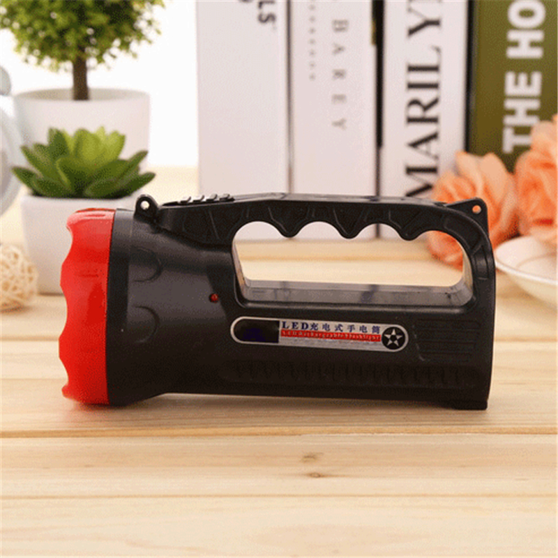 Handheld Flashlight Led Rechargeable Spotlight Portable Outdoor Camping Field Lantern Searchlight