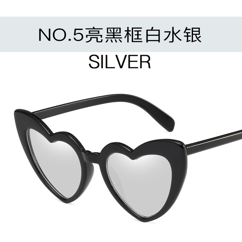 Love Heart Sunglasses Women Cat Eye Vintage Sun Glasses Birthday gift Heart shape Party Glasses