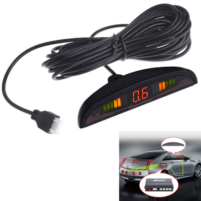 LED Car Parking Sensor Monitor Sensors Parking Assistance Auto Reverse Radar Detector System Display