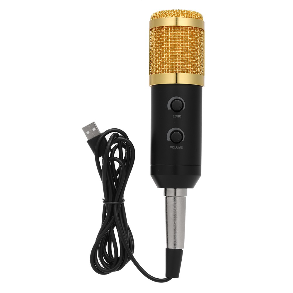 USB Condenser Microphone Plug Play for Home Studio Voice Chat Recording Meeting Computer Microphone