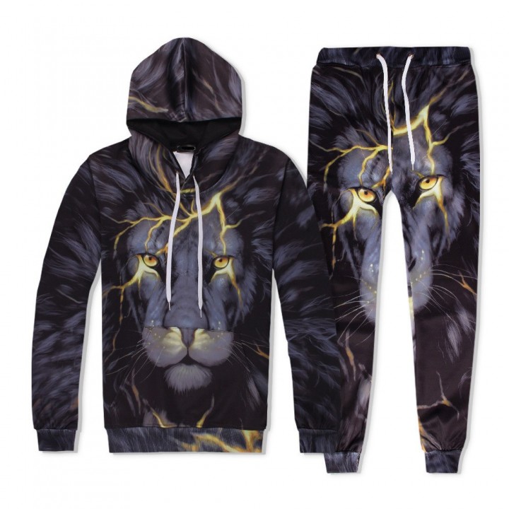 lightning lion hoodie