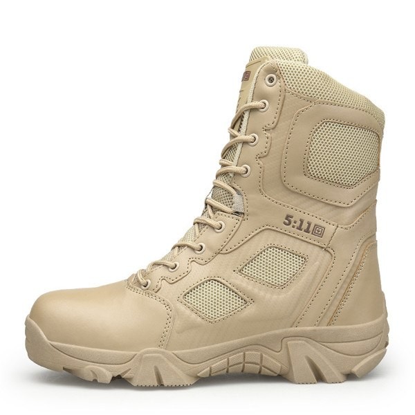 Kilimall New Military Boots Fashion Leather Comfortable Non Slip