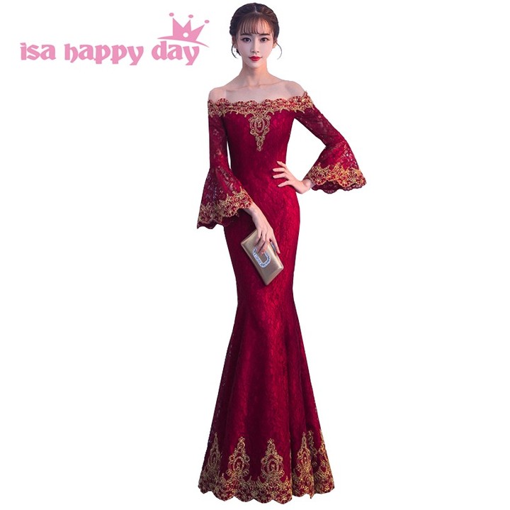 Fitted Floor Length Lace Dress