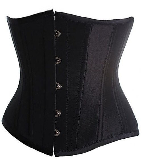 bustier xs-3xl corsets plus size satin underbust