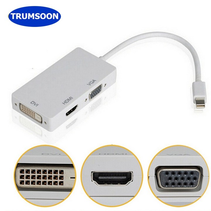 ThunderBolt Mini DisplayPort DP to displayport Adapter Cable For Macbook Pro f h
