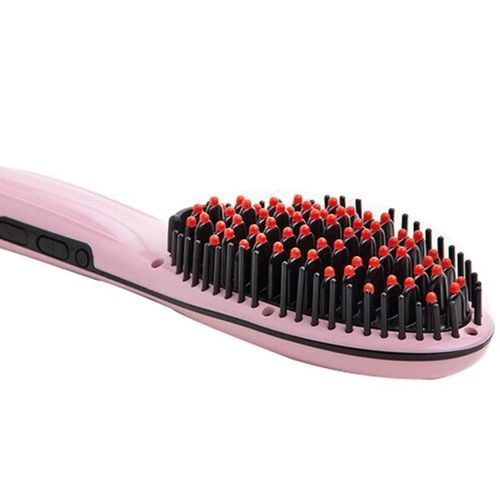 Professional Hair Straightener Comb Brush LCD Display Electric Heating Irons