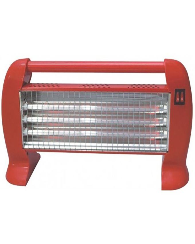 Premier Room Heater - Red- 4 heating HALOGEN tubes- 1600 watts