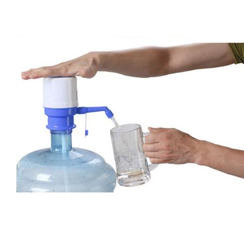 Hand press pump for drinking water