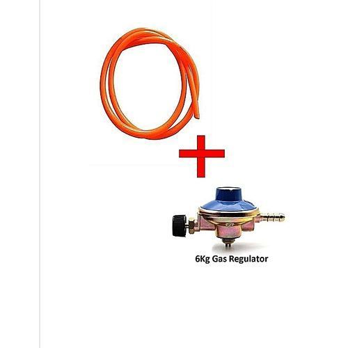 ^kg gas regulator and 2 metres hose pipe