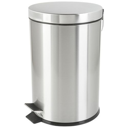 Stainless Steel Step Pedal Dustbin/Paper Waste Bin, 12 litres