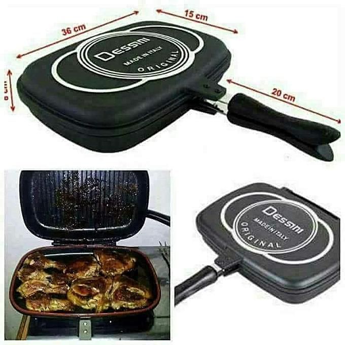 Dessini double grill pan 36 centimtres