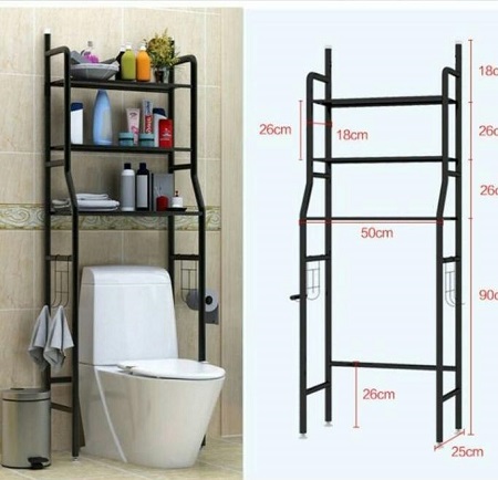 Fashion 3 Tiers Bathroom And Toilet Organizer Shelves