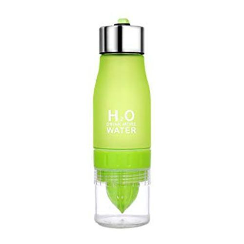 H2O Drink More Water Drinking water Bottle- lemon/ fruit infusion bottle- 600 ml