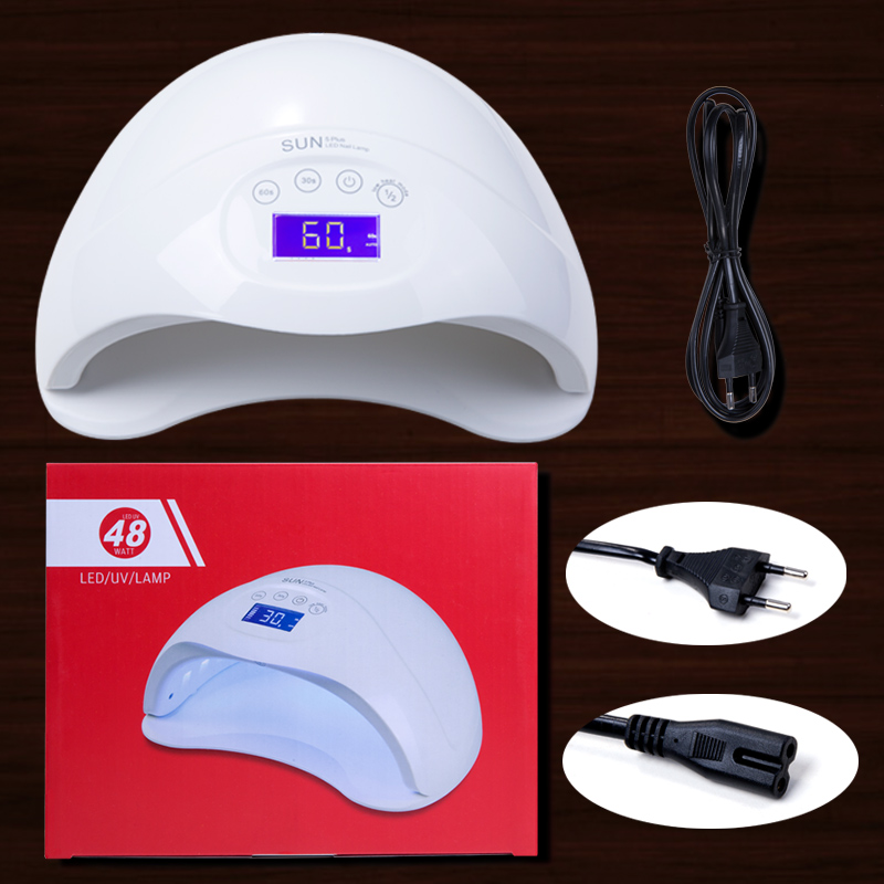 High quality Lamp Nail Dryer For All Types Gel 24Leds UV Lamp Nail Machine 30s/60s/99s Timer LCD Display
