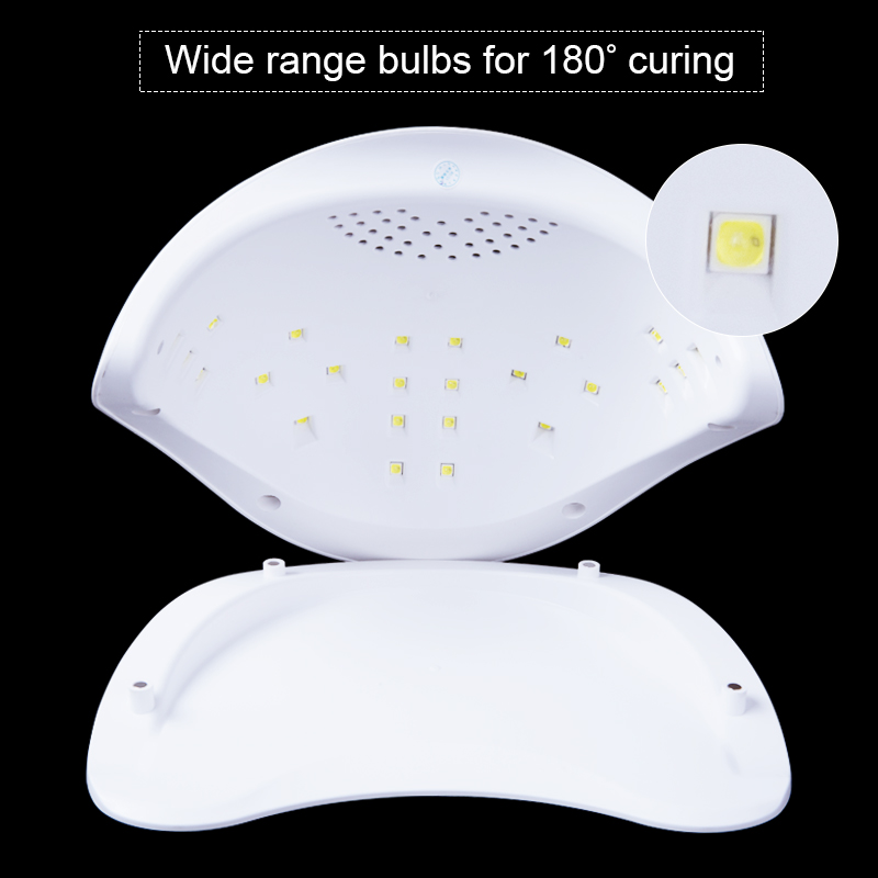 High quality Lamp Nail Dryer For All Types Gel 24Leds UV Lamp Nail Machine 30s/60s/99s Timer LCD Display