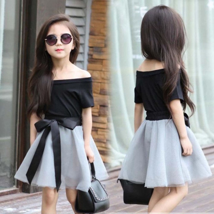 2pcs Toddler Infant Girls Outfits shirt tops Short skirts Summer Clothes Set