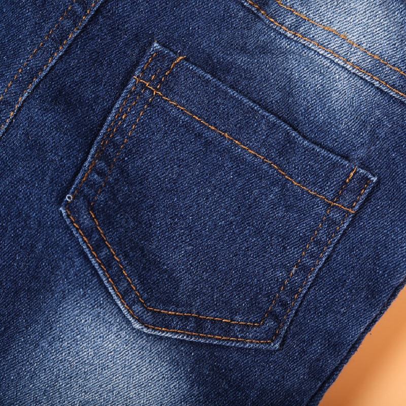 2021 High quality denim car costume cartoon boy costume boy clothes suit kids car long sleeved shirt   denim trousers