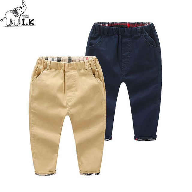 High quality Boys Solid Pants Cotton Long Trousers Spring Autumn Children Baby Kids Clothing High Quality pants