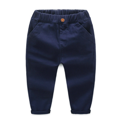 High quality Boys Solid Pants Cotton Long Trousers Spring Autumn Children Baby Kids Clothing High Quality pants