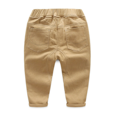 High quality Boys Solid Pants Cotton Long Trousers Spring Autumn Children Baby Kids Clothing High Quality pants