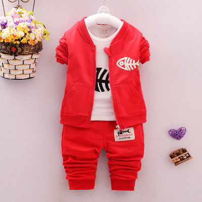 High quality Baby Children Clothing Sets Boys Cotton Coat Suits Autumn Children Tracksuits