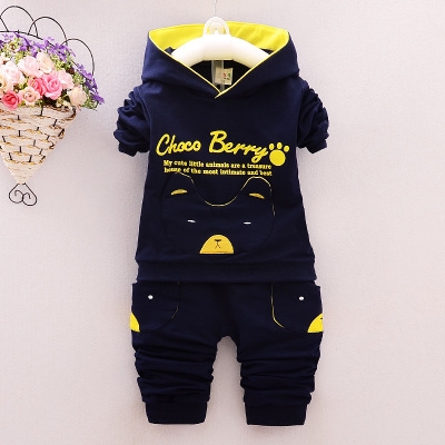 High quality Newborn Baby Boy Clothes Cartoon Tops T-shirt Long Sleeve   Pants Casual 2pcs Outfits Clothing Set