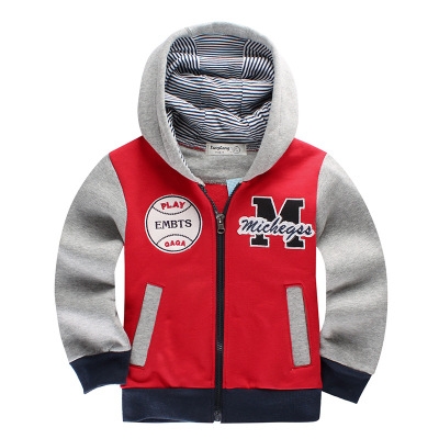 High quality Babyinstar Spring Children's Coat Patchwork Casual Hoodies Boys Sport Sweatshirts Kids Jacket Coat