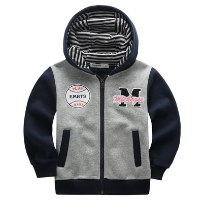 High quality Babyinstar Spring Children's Coat Patchwork Casual Hoodies Boys Sport Sweatshirts Kids Jacket Coat