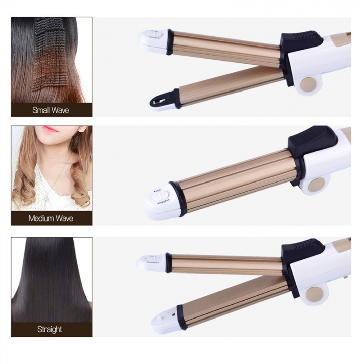 High quality Hair Curler Heating Mini Ceramic Curling Iron   Hair Straightener Flat Iron Corn Plate Hair Curler