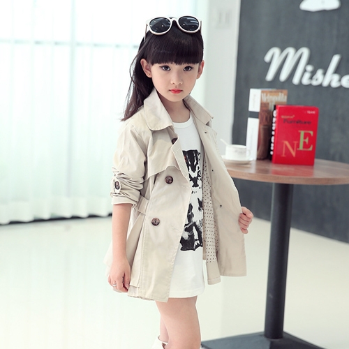 High quality Hot Girl Children's Autumn Coat  Baby Coat Girl's Outfits Jacket Windbreaker For Girls Coat