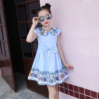 High quality Retail Girls Dress Summer Kids Dress Girls Dresses Princess Children Dress Baby Girls dress