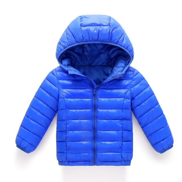 High quality Winter Boys Girls Thin Down Coat Baby Kids Down Jacket Children Outwear Clothes