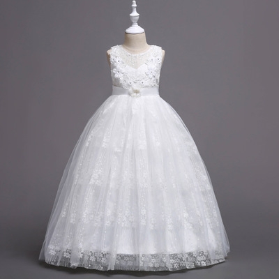 Elegant Flower Girl Wedding Dress Summer Girls Princess Dress