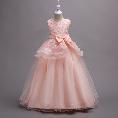 2021 High quality Girls Princess Flowers Ball Gown Weddings Dress Party Princess Dress Kids Clothes Girls Dresses