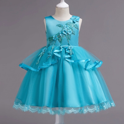 2021 High quality Baby Formal Princess Dress for Girl Elegant Birthday Party Dress Girl Dress Girl Christmas Clothes