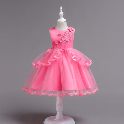 2021 High quality Baby Formal Princess Dress for Girl Elegant Birthday Party Dress Girl Dress Girl Christmas Clothes