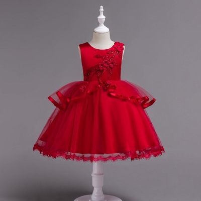 2021 High quality Baby Formal Princess Dress for Girl Elegant Birthday Party Dress Girl Dress Girl Christmas Clothes