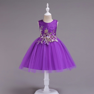 2021 High quality Teens Party Prom Dress Lace Wedding Flower Girl Dresses Girls Elegant Princess Pageant Formal Dress