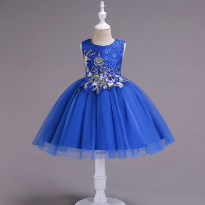 2021 High quality Teens Party Prom Dress Lace Wedding Flower Girl Dresses Girls Elegant Princess Pageant Formal Dress