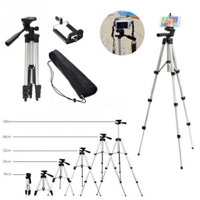 Aluminum Professional Telescopic Camera Tripod Stand Holder For Digital Camera Camcorder Tripod