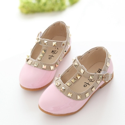 2021 High quality Comfy kids Baby Leather shoes child girls sandals shoes for girls leather princess shoe