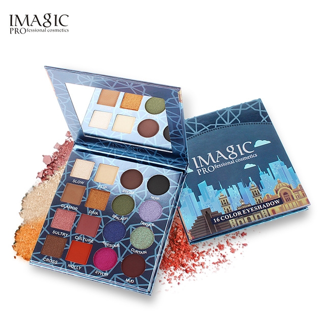 2021 High quality IMAGIC Eye shadow Pallete Makeup 16 Colors Waterproof Eyeshadow Professional Cosmetics