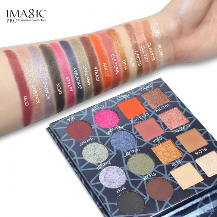 2021 High quality IMAGIC Eye shadow Pallete Makeup 16 Colors Waterproof Eyeshadow Professional Cosmetics