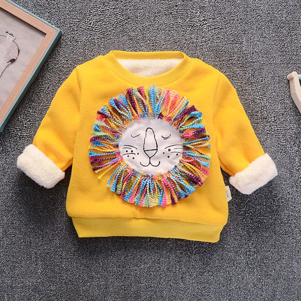 2021 High quality Baby Girls Sweatshirts Winter Autumn Children Hoodies  Long Sleeves Sweater Kids T-shirt Clothes