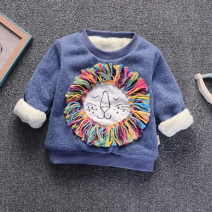 2021 High quality Baby Girls Sweatshirts Winter Autumn Children Hoodies  Long Sleeves Sweater Kids T-shirt Clothes