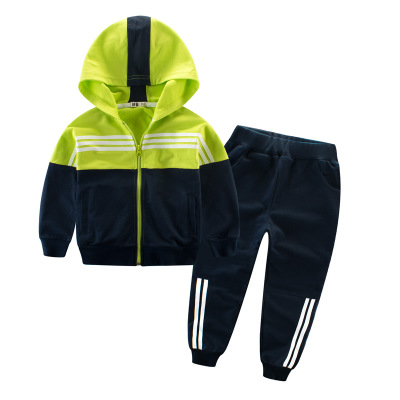 Children Clothing Sports Suit For Girls Hooded Outwears Long Sleeve Boys Clothing Set Tracksuit