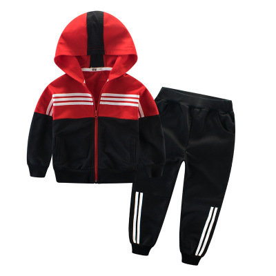 Children Clothing Sports Suit For Girls Hooded Outwears Long Sleeve Boys Clothing Set Tracksuit
